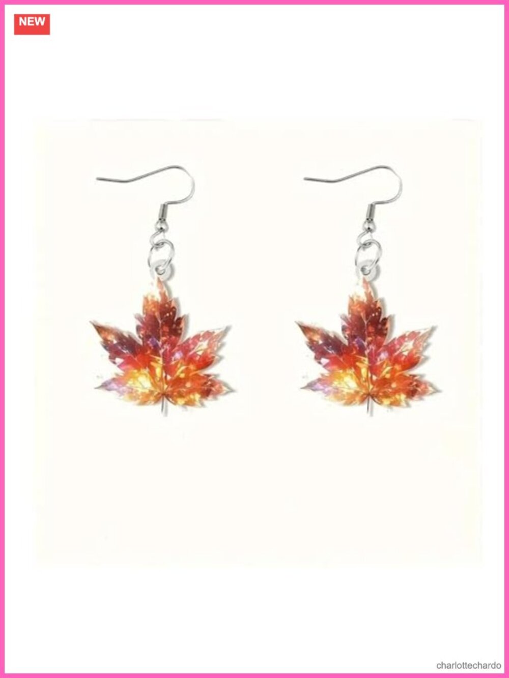 Maple Leaf Drop Earrings Thanksgiving Fall Jewelry Gift for Women